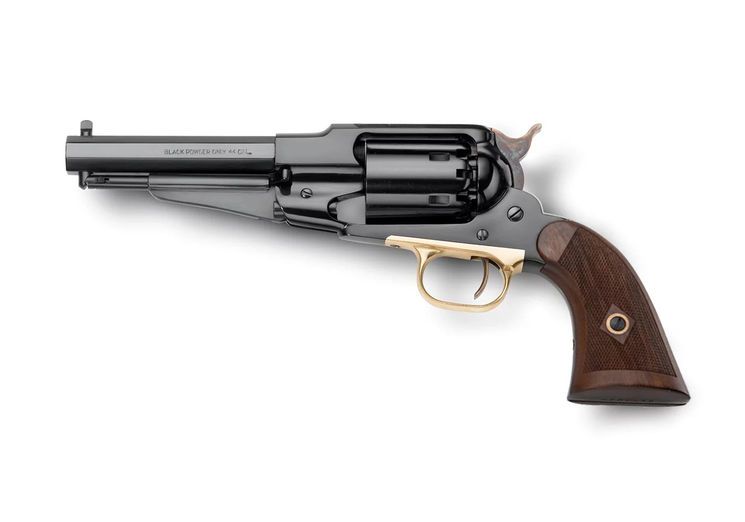 Revolver REMINGTON 1858 NEW ARMY SHERIFF ACIER POIGNEE GRIP QUADRILLE Calibre 44 PIETTA (rgash44lc)