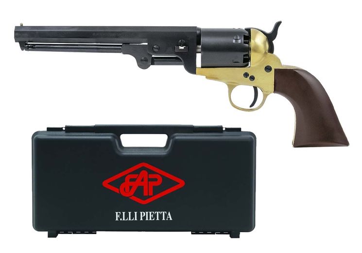 Revolver COLT 1851 NAVY MILLENIUM US MARTIAL Calibre 44 PIETTA (reb44ml) + MALLETTE PIETTA