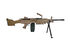 Fusil M249 MK2 2400 BBs TAN FN HERSTAL A&K CYBERGUN