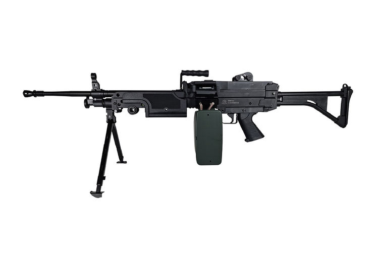 Fusil M249 MK1 2400 BBs BLACK FN HERSTAL A&K CYBERGUN