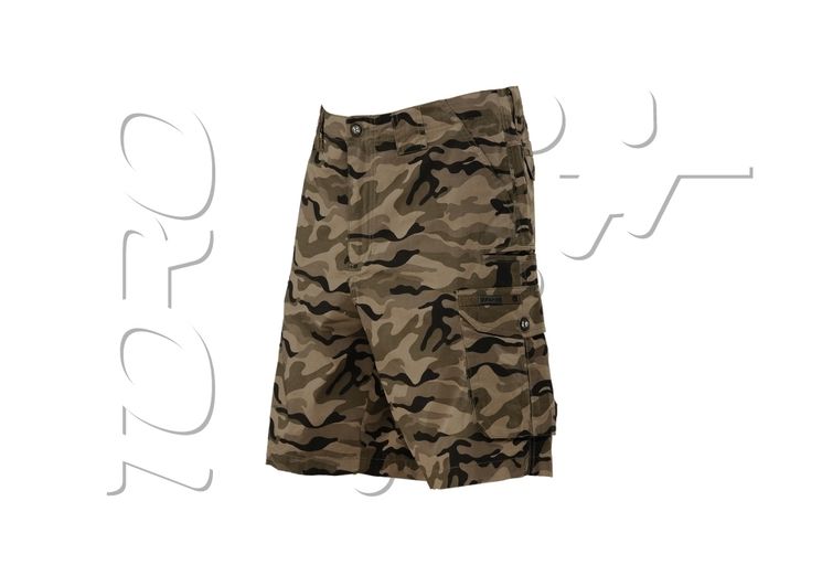 SHORT DYE CARGO WOODS CAMO - Taille 42 (32 US)