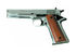 Pistolet Alarme 9mm PAK COLT 1911 CHROME NOUVELLE GENERATION 8 COUPS CHIAPPA KIMAR