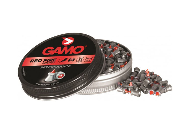 Plombs 4.5mm GAMO RED FIRE ENERGY PERFORMANCE POINTUS 0.51g BOITE X125