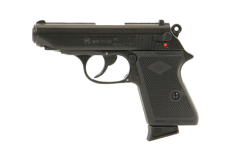 Pistolet Alarme 9mm PAK WALTHER PPK NEW POLICE 5 COUPS BLACK BRUNI