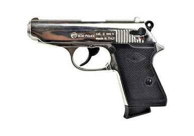 Colt Police Pistolet à amorces - 8 Coups Chromé