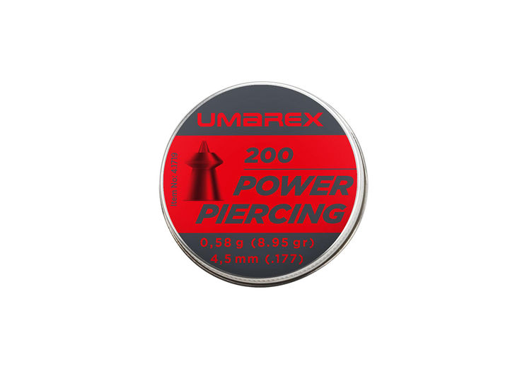 Plombs 4.5mm UMAREX POWER PIERCING POINTUS 0.58g X200