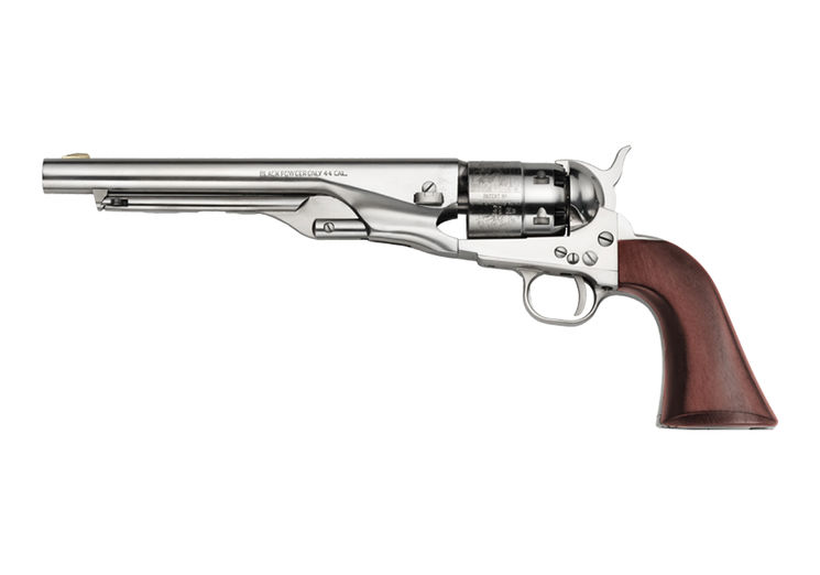 Revolver COLT 1860 ARMY ACIER GRAVE Calibre 44 PIETTA (cas44stos)