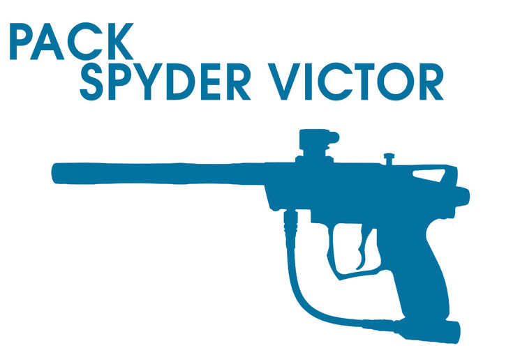 Pack lanceur SPYDER VICTOR + MASQUE + BOUTEILLE + LOADER *