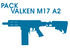 Pack lanceur M17 A2 MAGFED VALKEN BY MILSIG BLACK*