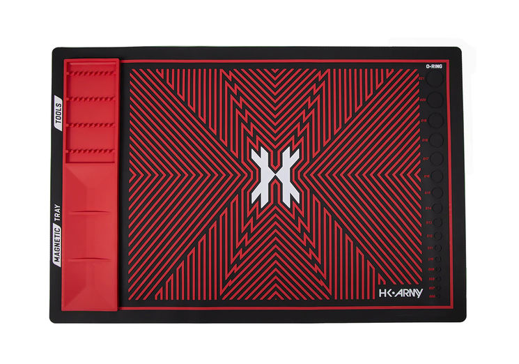 Tapis TECHNICIEN HK ARMY MAGNETIC BLACK/RED