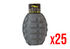 Grenades PEINTURE STANDARD GRATTOIR V2 X25