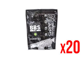BB-King Billes Airsoft 6 mm Bio 1 kg 0,20 g blanc chez ASMC