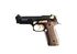 Pistolet Alarme 9mm PAK F92 FULL AUTO " EL CHICANOS " SANS GRAVURE DOREE 18 COUPS BLOW