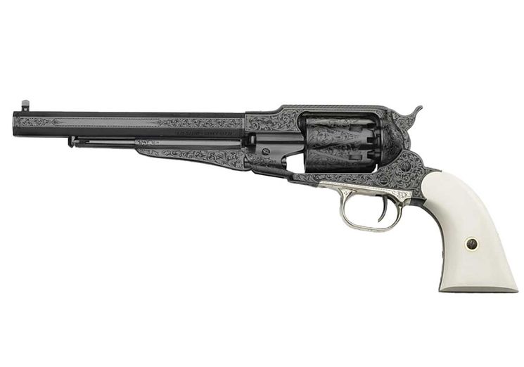 Revolver REMINGTON 1858 NEW ARMY ACIER BRONZE GENERAL CUSTER Calibre 44 PIETTA (rga44lebig) 