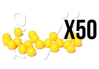 Hotusi Lot de 84 boules de billes chinoises en 6 couleurs, 14 mm