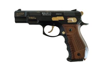 Pistolet M92 BRUNI nickelé à blanc 9mm