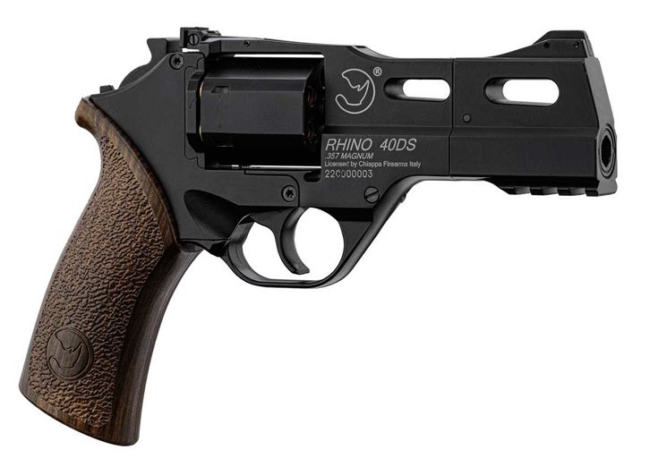 Revolver RHINO 40DS CO2 BLACK CHIAPPA 