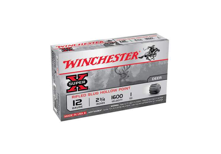 Cartouches SUPER-X RIFLED 12/70 28GR WINCHESTER BROWNING X5 - Catégorie C