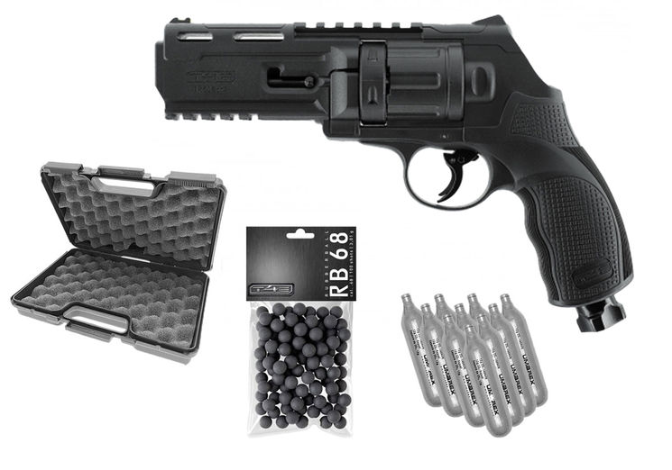 Pack Revolver DEFENSE HDR50 TR50 GEN2 T4E CAL 0.50 CO2 BLACK 13 JOULES UMAREX 