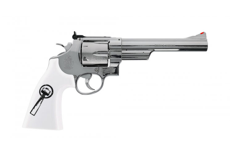 Revolver SMITH & WESSON 629 TRUST ME 6.5" CO2 SILVER WHITE UMAREX