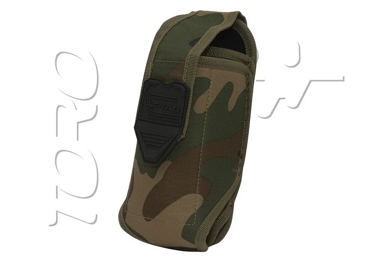 Porte 2 chargeurs SUPERPOSES T8/T9/TPX V-TAC WOODLAND SYSTEME MOLLE VALKEN