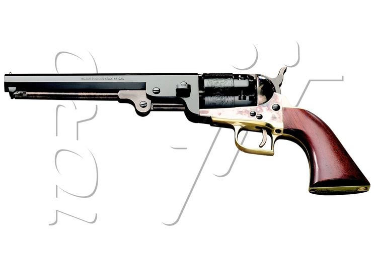 Revolver COLT 1851 NAVY YANK LONDON ACIER Calibre 44 PIETTA (yal44)
