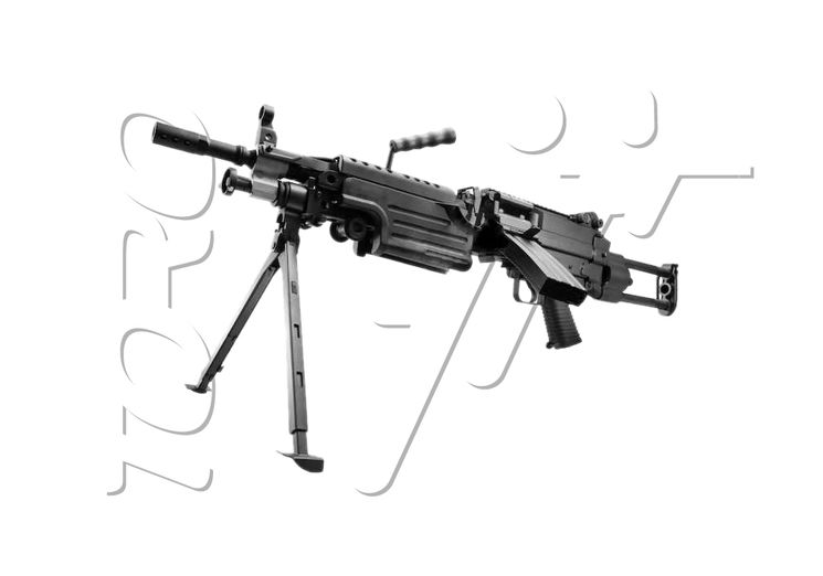 Fusil M249 PARA FN METAL AEG BLACK CYBERGUN