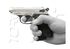 Pistolet Alarme 9mm PAK WALTHER PPK LADY K CHROME SILVER 5 COUPS KIMAR