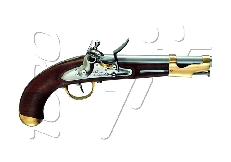 Pistolet AN IX A SILEX PEDERSOLI CAL 17.5 MM (S.355)
